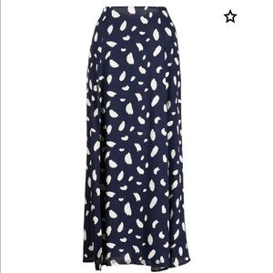 NWT Reformation zoe side slit midi skirt